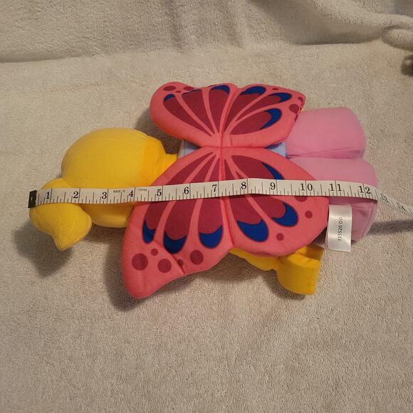 Lego Pink Butterfly Girl Stuffed Plush Toy Figure 12in Manhattan Toys - Picture 7 of 7